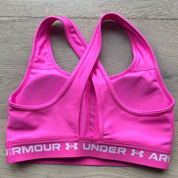 Under Armour Bright Pink Sports Bra - Picture 3 of 3